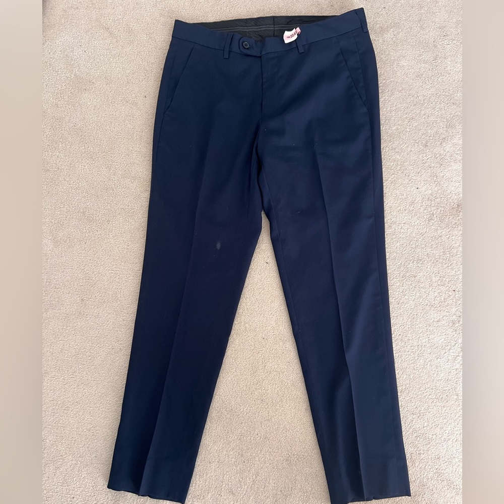 Men’s dress pants, Lief Horsens dark blue
